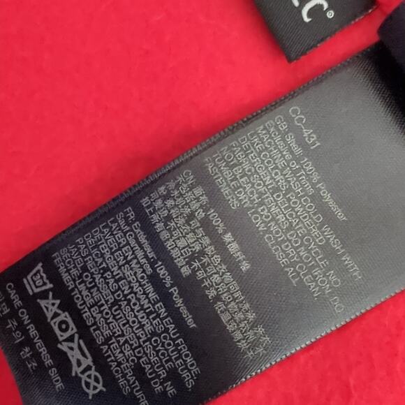 Marmot Polartec Red Full Zip Fleece Vest Mens Size Large Microfleece Warm Layer - Picture 6 of 9